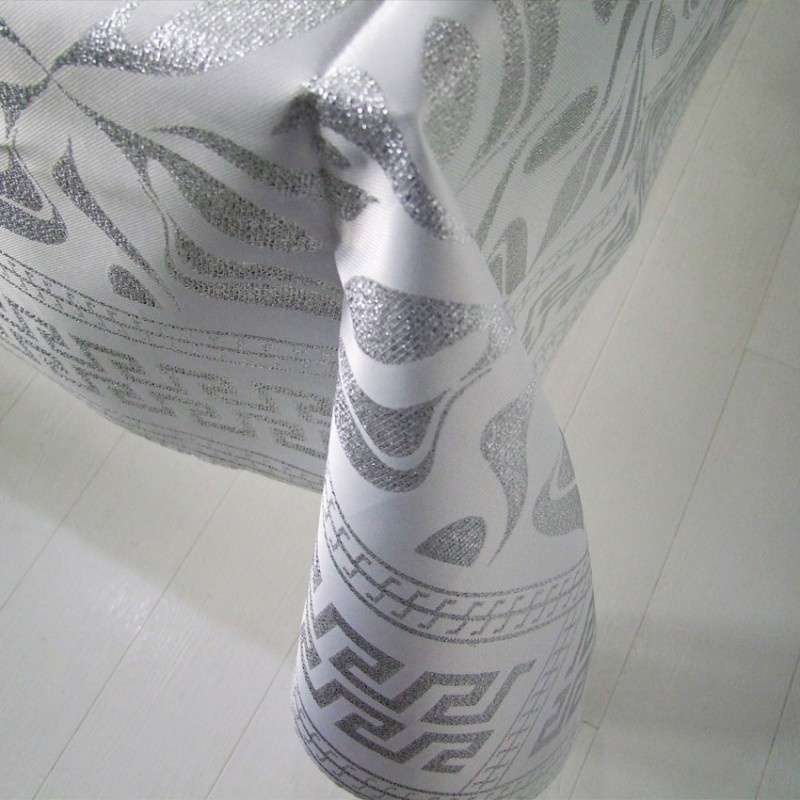 Obrus Haag ,strieborný