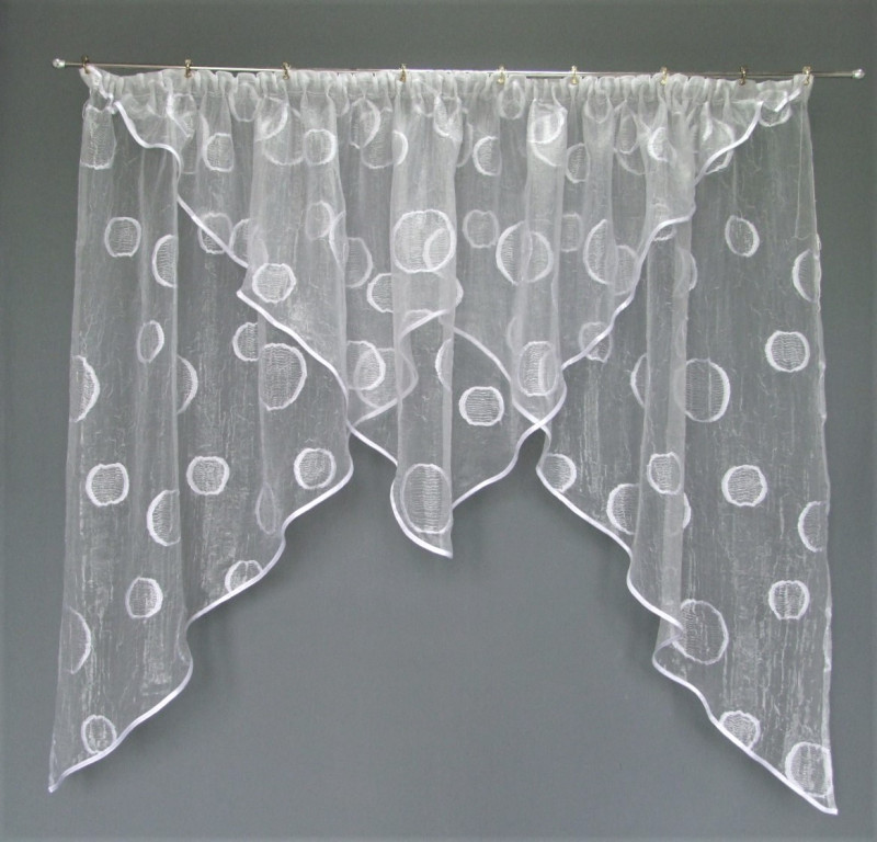Záclona organza biela Gulka